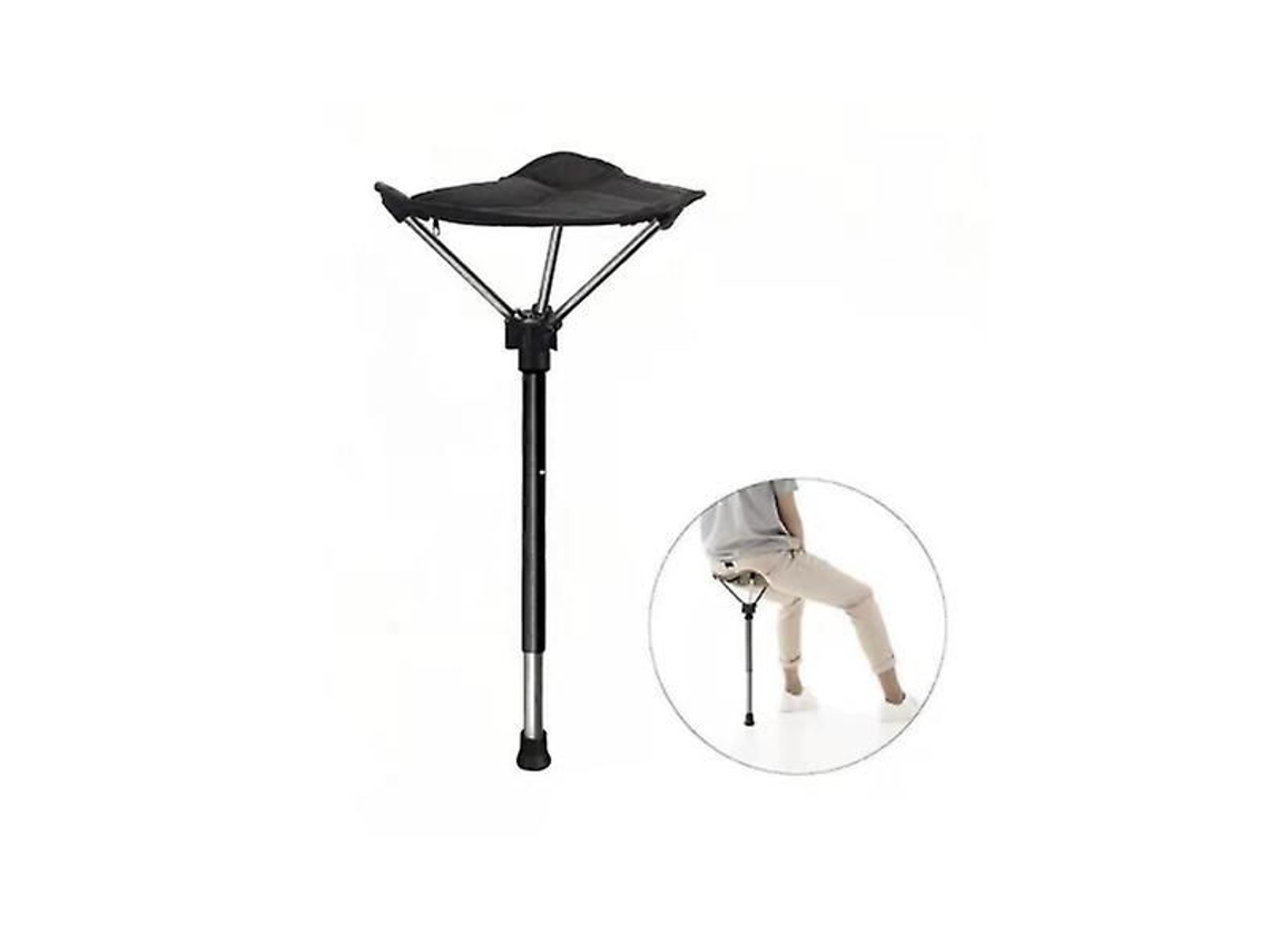 Banqueta telescópica portátil com assento dobrável, ideal para pesca, AQUAFORGE | AQUAFORGE