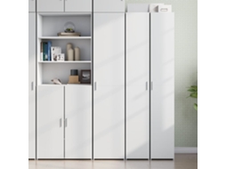 Vidaxl Armário Alto 40x42,5x185 Cm Derivados De Madeira Branco
