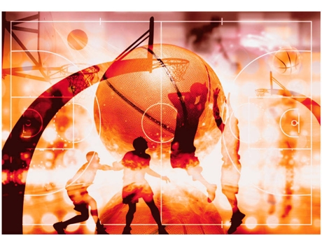 Papel de Parede ARTGEIST My Sport: Basketball (100x70 cm)
