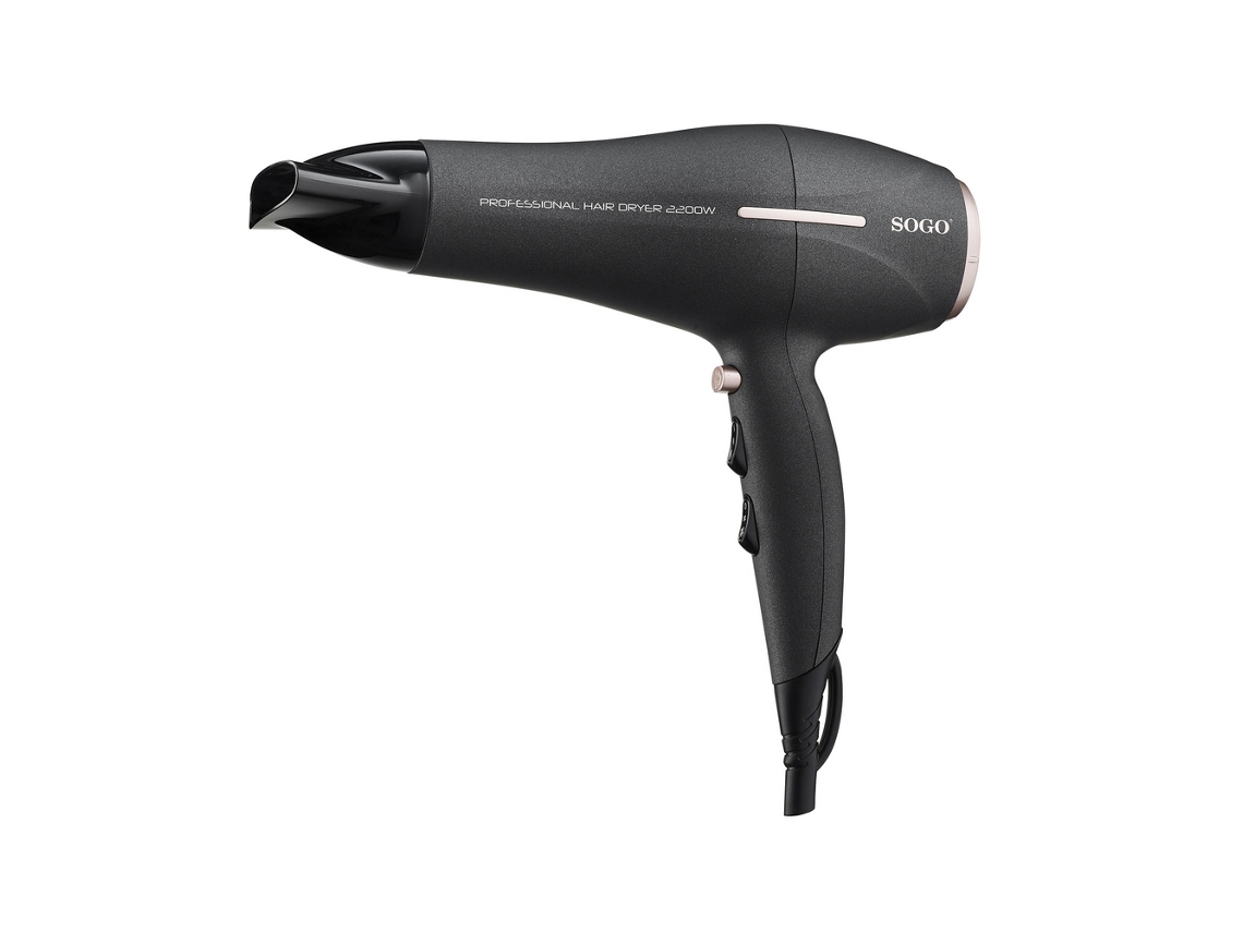 Secador de Cabelo SOGO SEC-SS-3675 (2200 W - 3 Níveis de temperatura)