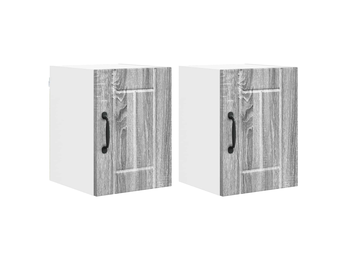 Armário de Cozinha 2 Pcs Cinza Sonoma 30 X 31 X 40 Cm MAISON EXCLUSIVE