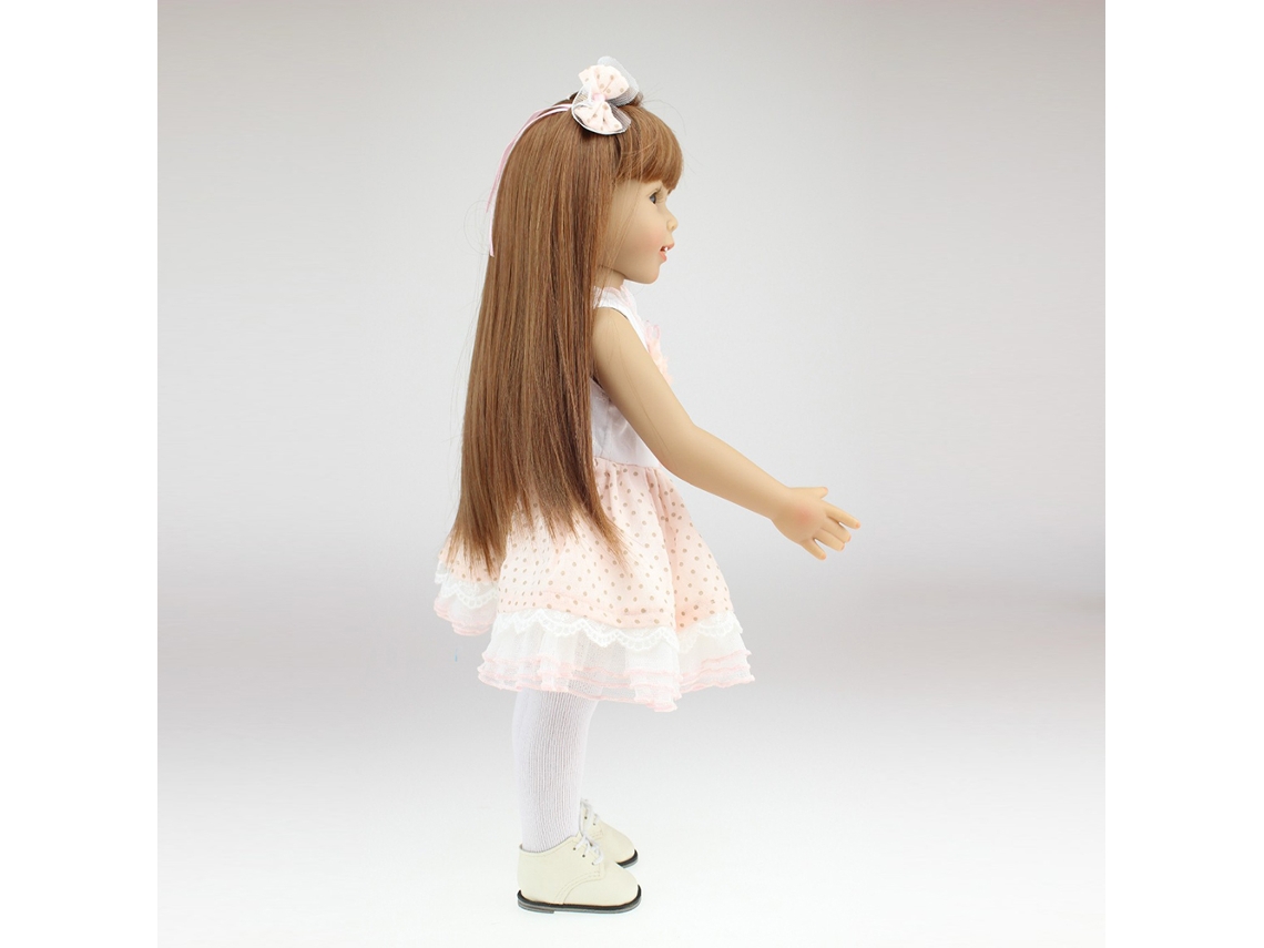 Mali boneca Bebê Reborn 18" Realista de Vinil Completo Presente de Aniversário para Meninas 3+