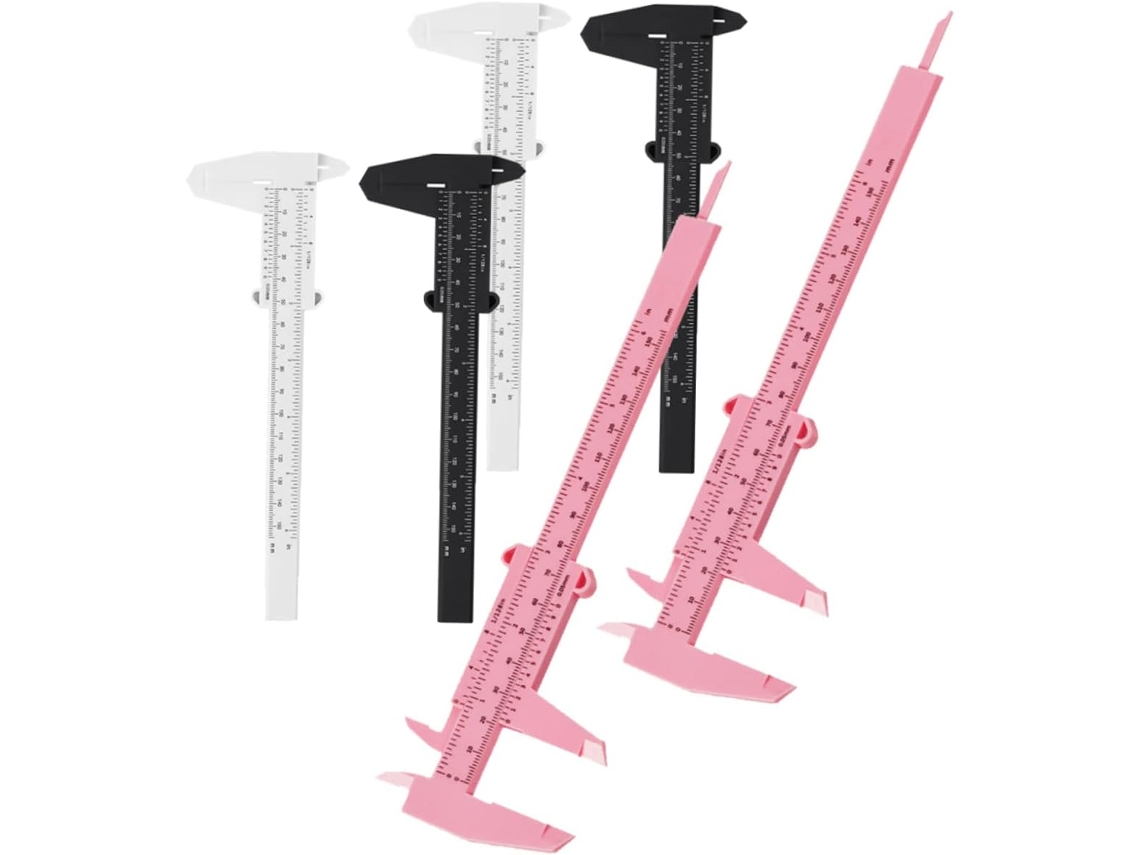 Régua Portátil Para Medir Sobrancelhas, 6 Peças, Ferramenta De Design