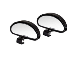 Rebe-espejo De Punto Ciego Ajustable Para Coches, Espejo Convexo De Asistencia De Estacionamiento Universal, 2 Piezas 155x55mm Negro