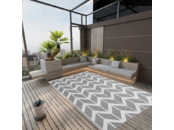 Vidaxl Tapete De Exterior 190x290 Cm Arakil Pp Cinzento