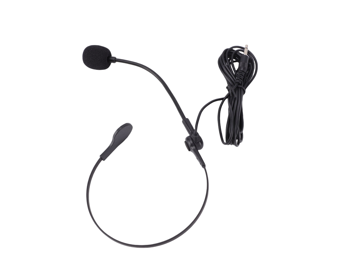 Microfone de Headset com Fio, Flexível e Ajustável EOOCOO