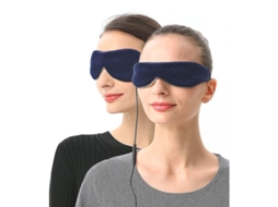 2pcs Máscara De Olhos Aquecida Elétrica E Microwavável Com Linhaça Para Olhos Secos E Cansaço