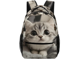 Mochilas Infantis Com Estampa De Gatinhos, Escolares Animais, Viagem, Para Meninos, Meninas E
