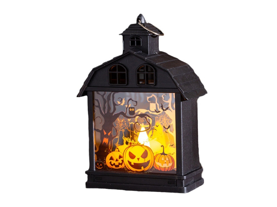 Luz Noturna Halloween com Abóbora e Caveira LAXISCREED