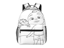 Mochila De Estudante Cocomelon Y56, Leve E Durável, À Prova Dágua E Com Alça De Ombro Ajustável. Olysi Shop