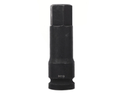 Adaptador De Chave De Impacto De Ar Com Espessura Aumentada E Broca Hexagonal 1/2 Polegada H19