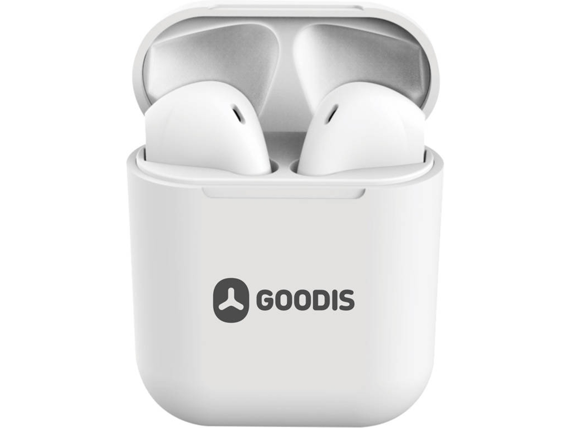 Auriculares Bluetooth True Wireless GOODIS (Outlet Caixa Aberta - In Ear - Microfone - Branco)