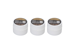 3pcs Gel Aranha Para Unhas Com Efeito Desenho De Fio Brilhante Alta Elasticidade Duradouro 8g Para Iniciantes Mulheres Dourado