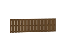 Wall Headboard, Wall Headboards Vidaxl Marrom Madeira De Pinho (204 X 60 Cm)
