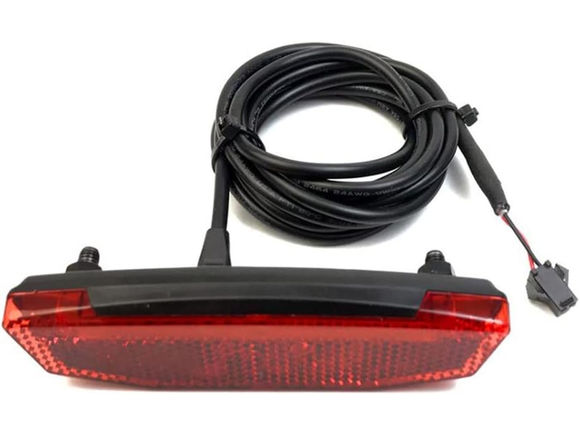 Lanterna Traseira De Led Para Bicicleta Elétrica 36v/48v, Com Aviso