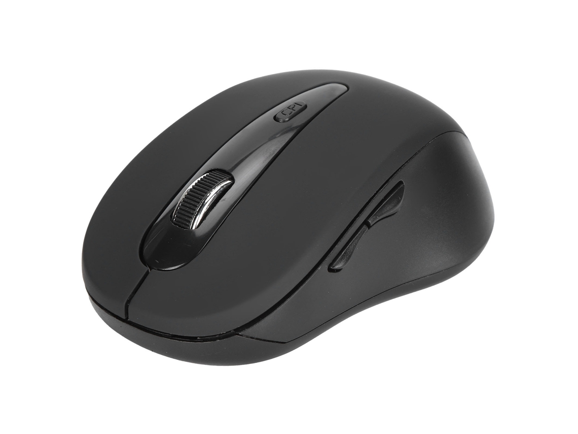 Aetheria mouse Sem Fio com Roda de Quatro Caminhos Distância de Transmissão Longa para Notebook Tablet Pc Preto