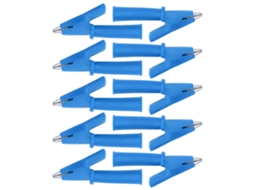 Laxiscreed Clips De Teste Em Latão Com Isolamento Em Pvc Para Segurança E Durabilidade