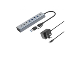 Hub Usb 3.0 De 7 Portas Adaptador De Alimentação Brilvibera
