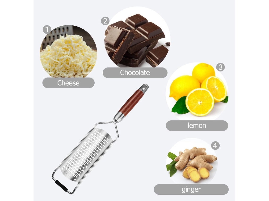 Ralador De Queijo, Ralador Com Cabo, Rala Facilmente Limões, Legumes E Queijo, Fácil De Usar