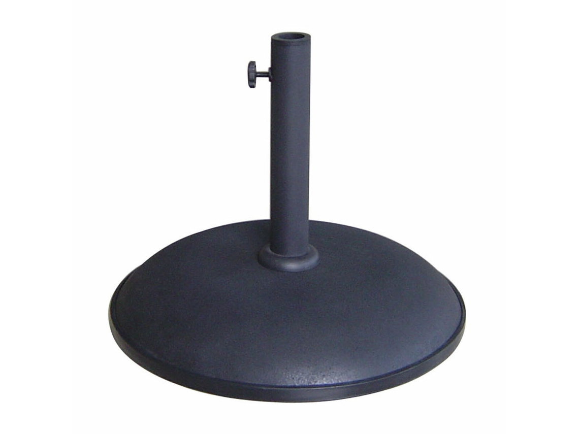 Base Sombrinha Redonda Marbueno 45x36 Cm 20kg Preto Jardim, Piscina, Terraço