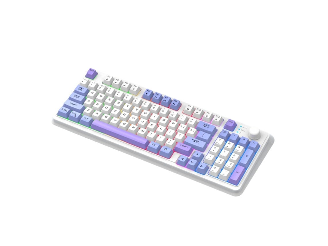 Teclado Gamer Rgb Light Teclado Mecânico Teclado Gamer Compatível Com Bluetooth Aquaforge