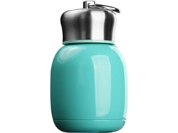 Mini Garrafa Térmica De 200 Ml, Garrafa De Água, Garrafas A Vácuo, Café, Leite, Azul Petróleo Brilvibera