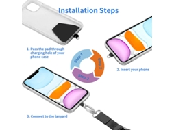 Alça Para Celular - Alça De Pescoço Para Celular - Conjunto De 2 Alças Para Celular/chaves