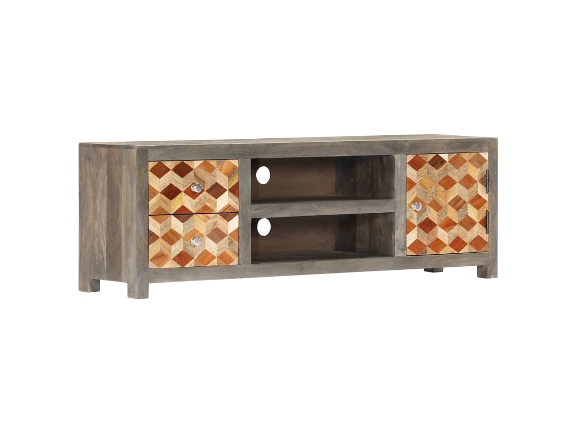 Tv Cabinet, Tv Cabinets Vidaxl Cinzeto Madeira