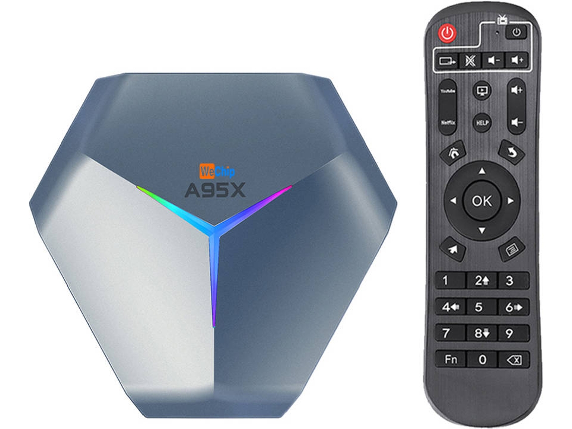 Box Smart TV WECHIP A95X F4 (Android - 4K Ultra HD - 4 GB RAM)