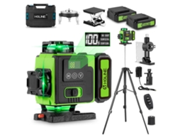 Lk 801g Nível Laser Verde De 16 Linhas, Com Proteção Ip54, Amplo Alcance De 25 M E 2 Baterias Incluídas. Hgline