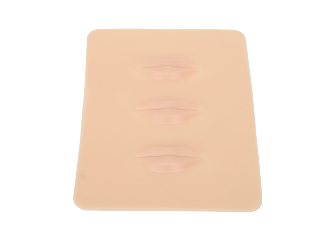 Pele De Prática Para Tatuagem De Lábios 3d (embalagem Com 10 Unidades, Material De Silicone Macio) Eoocoo