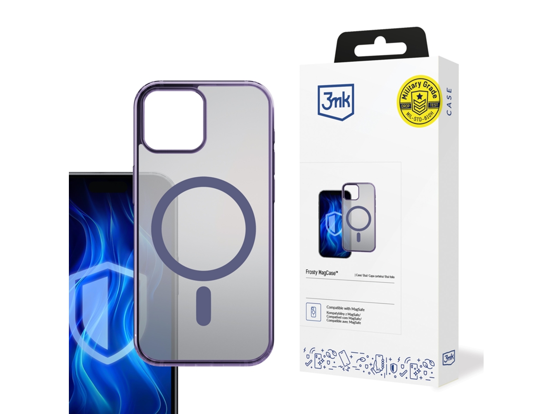 Apple Iphone 12/12 Pro - 3mk Frosty Magcase Roxo