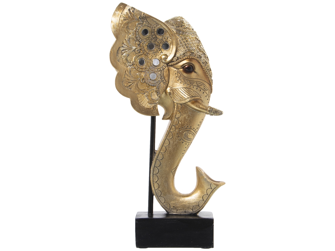 estatueta de elefante de resina