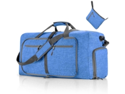 Bolsa de ginástica com compartimento para sapatos, expansível, dobrável, AQUAFORGE
