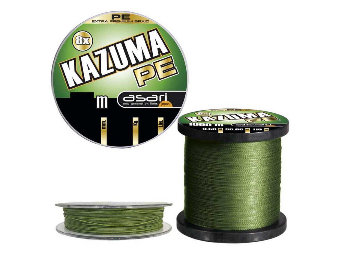 Trançado Kazuma 8X 150 M Verde 0.120 Mmasari