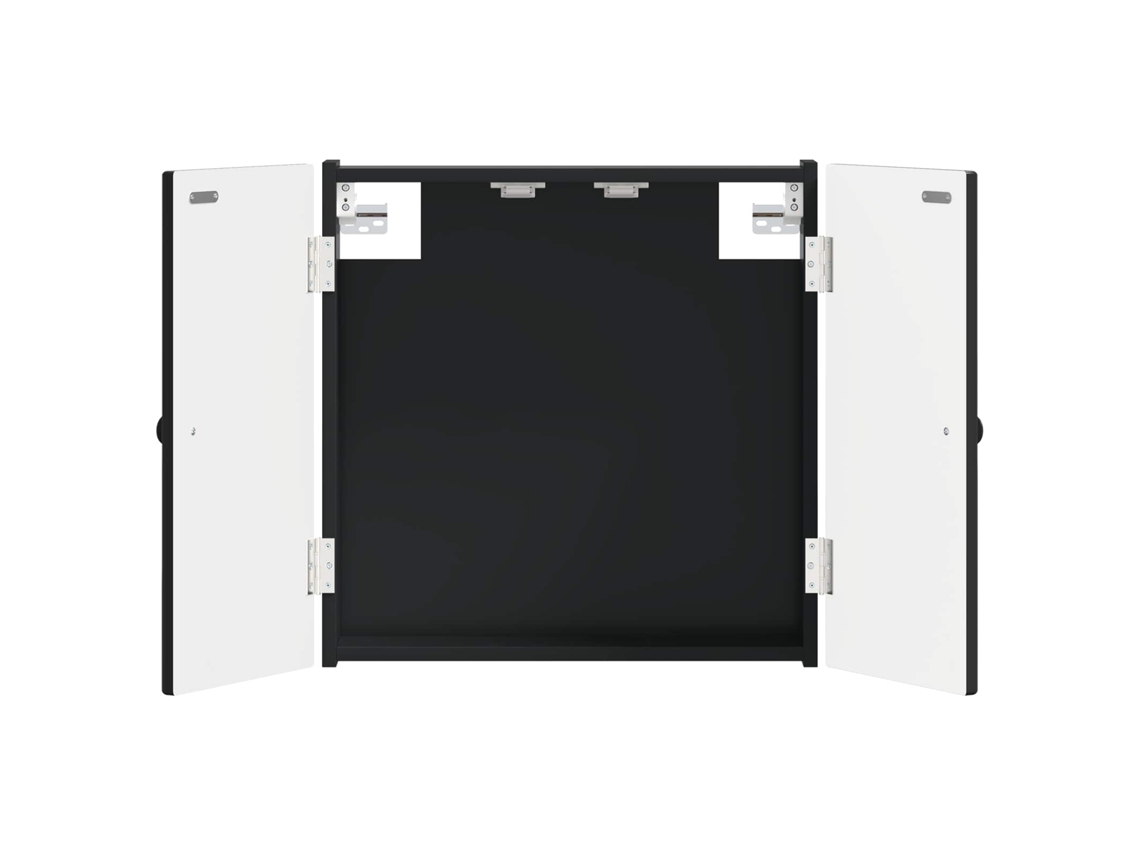 Vidaxl Armário Para Dartboard Ede Preto 52,5 X 10,5 X 53,5 Cm