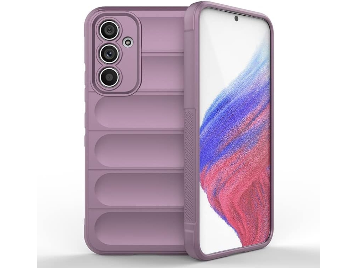 Capa Hexinyigjly Silicone Para Samsung Galaxy S26 Plus, Com Revestimento Interior Em Microfibra Anti-riscos Roxo