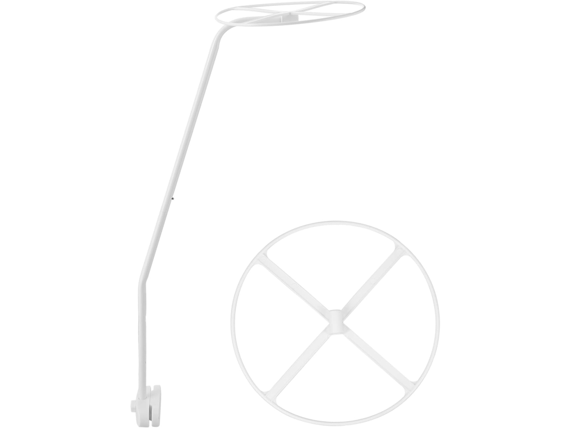 Suporte Para Mosquiteiro De Berço Toyvian Em Aço Branco, Alta Capacidade De Carga E Seguro Para Proteger O Mosquiteiro