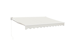 Retractable Awning, Retractable Awnings Vidaxl Creme Tecido (3.5 X 2.5 M)