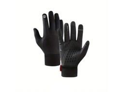 (preto G) Luvas De Ciclismo Masculinas De Inverno, Impermeáveis E Resistente Ao Vento, Com Dedos Inteiros Para Motociclismo