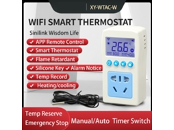 Controlador De Temperatura Digital Com Sonda Dupla E Termostato Para Répteis, Saída Controlada Para Casa Slowmoose