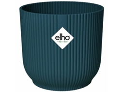 Vaso ELHO 25 Cm Redonda Azul Escuro Plástico