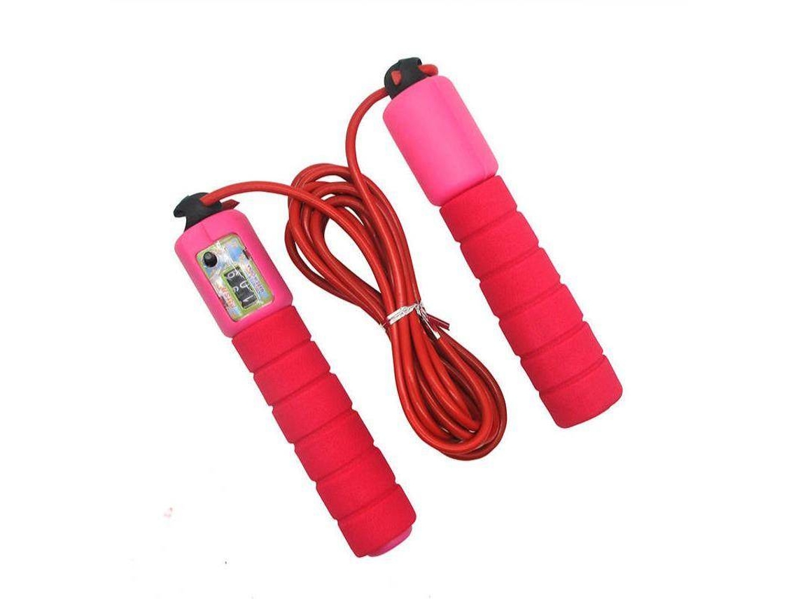 Corda de pular YESFIT Vermelho Aço