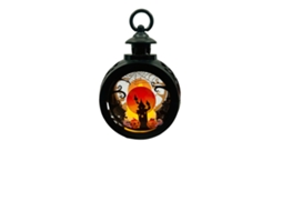 Laxiscreed Lanterna De Abóbora De Halloween Com Luz Portátil Para Crianças, Decoração Assustadora De Sala Assombrada
