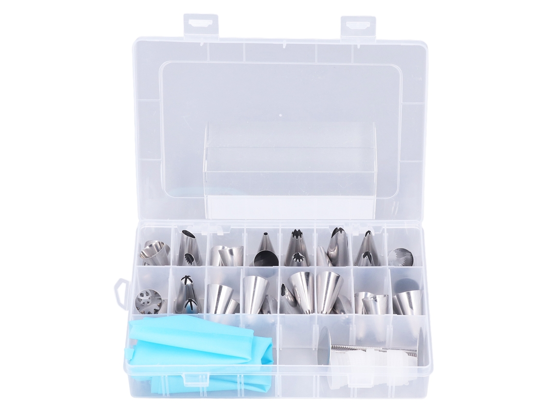 Conjunto de Decoração LAXISCREED Inox 32 Pontas Reutilizáveis