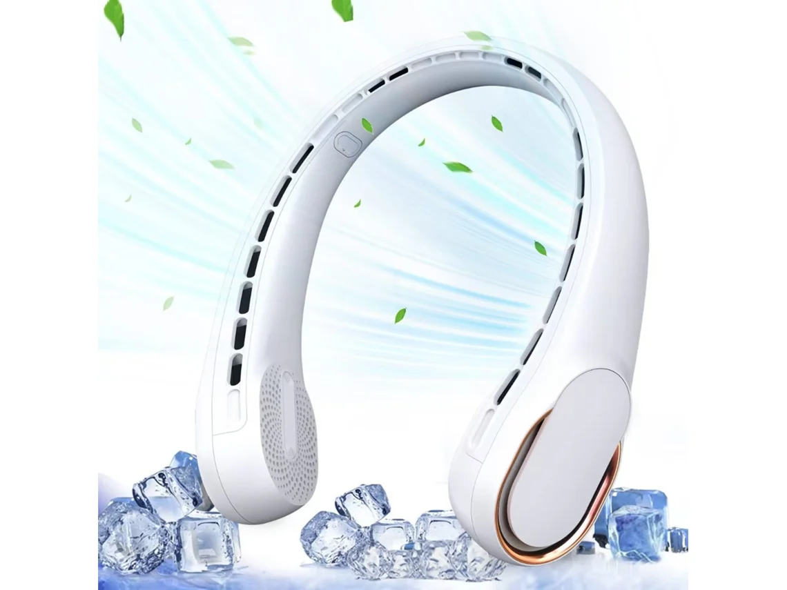 Ventoinha de Pescoço 360° 4000mah 16h BISBISOUS (branco)