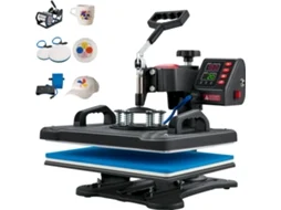 Prensa Térmica SucceBuy 5 em 1
Máquina de Impressão por Transferência por Sublimação 30x38cm
para T-shirt, Prato, Caneca