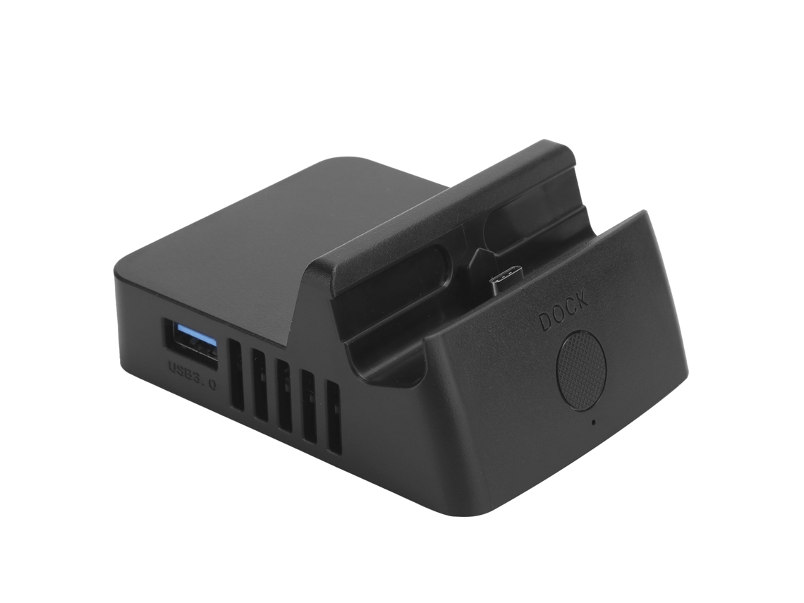 Mini Base De Carregamento Multifuncional Com Comutação De Vídeo Hdmi E Lan Usb 3.0 Para Switch