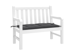 Vidaxl Almofadão Banco Jardim 100x50x7cm Mesclado Tecido Antracite