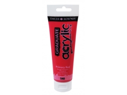 Pintura Acrílica Graduate Daler Rowny 120 Ml (540 Vermelho Primário)